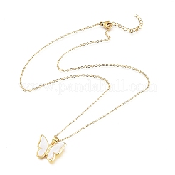 Brass Pendant Necklaces&nbsp;NJEW-L146-32