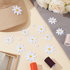 40Pcs 4 Styles Polyester Embroider Thread Iron on/Sew On Patches&nbsp;PATC-CY0001-46