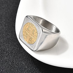 304 Stainless Steel Wide Band Finger Rings for Men&nbsp;RJEW-P163-02P