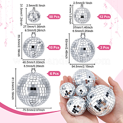 81Pcs 5 Styles Glass Pendants&nbsp;FIND-GW0001-02