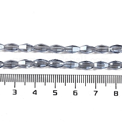 Electroplate Glass Beads Strands&nbsp;GLAA-Q101-03B-PL04