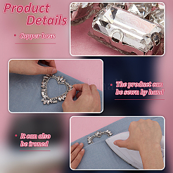 4Pcs Glitter Hotfix Rhinestone&nbsp;AJEW-FG0007-33