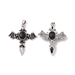 Natural Hypersthene Pendants&nbsp;KK-A173-05AS-06