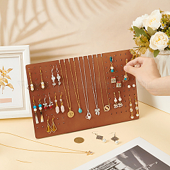 Wooden Earring Display Stands&nbsp;EDIS-WH0016-065