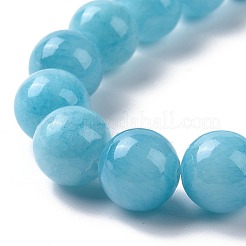 Natural Mashan Jade Round Beads Strands&nbsp;G-D263-12mm-XS20