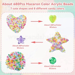 Transparent Acrylic Beads&nbsp;TACR-YW0001-99