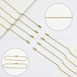 100Pcs Iron Ball Chains with Connectors&nbsp;IFIN-SP0001-67G