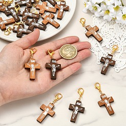 20Pcs 2 Styles Alloy Enamel Pendant Decorations&nbsp;HJEW-YW00388