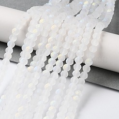 Transparent Glass Beads Strands&nbsp;EGLA-A034-T4mm-MB19