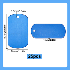 25Pcs Aluminum Pendants&nbsp;FIND-SP0002-46B