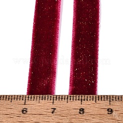 Glitter Sparkle Single Face Velvet Ribbon&nbsp;SRIB-Q023-01B-01