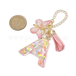 Resin Letter Cup Charms&nbsp;HJEW-JM02070