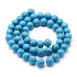Synthetic Howlite Bead Strand&nbsp;G-E439-10mm-01B