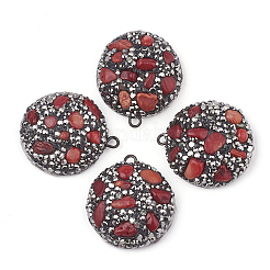 Polymer Clay Rhinestone Pendants&nbsp;RB-S056-10E