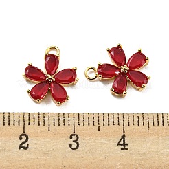 Real 18K Gold Plated Brass Charms&nbsp;KK-D090-05G