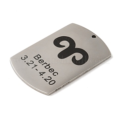 Non-Tarnish 304 Stainless Steel Pendants&nbsp;LS-STAS-C098-01C-P