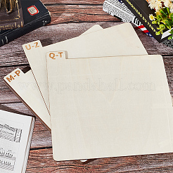 Wood Vinyl Record Divider&nbsp;WOOD-WH0030-67