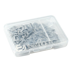 200Pcs 26 Style 201 Stainless Steel Charms&nbsp;STAS-FS0001-44