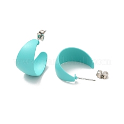 Non-Tarnish 304 Stainless Steel Chunky Stud Earrings&nbsp;LS-EJEW-P202-10P-02
