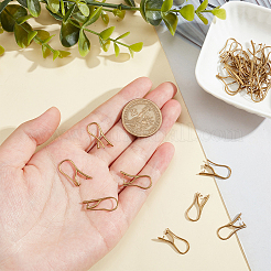 30Pcs Brass Earring Hooks&nbsp;KK-NB0003-22