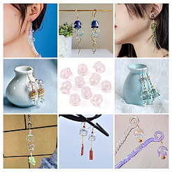 10Pcs Glass Bead Caps for Wind Chimes Making&nbsp;GLAA-BY0001-05E