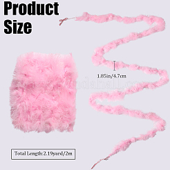 Turkey Feathers Fluff Boa for Dancing&nbsp;AJEW-WH0470-44A