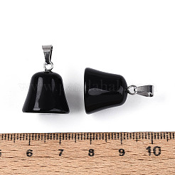 Natural Obsidian Pendants&nbsp;G-N349-15P-01