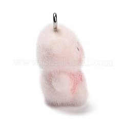 Flocky Opaque Resin Pendants&nbsp;LS-RESI-G112-03C