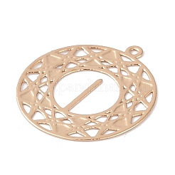 Brass Etched Metal Embellishments Pendants&nbsp;KK-Z058-05KCG