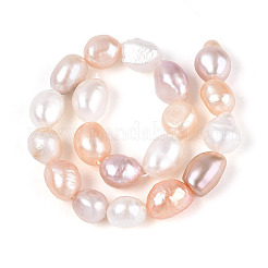 Natural Cultured Freshwater Pearl Beads Strands&nbsp;PEAR-N014-05N-02