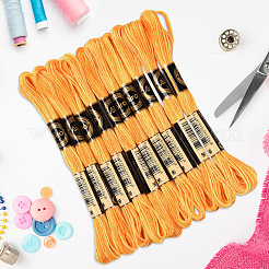 10 Skeins 6-Ply Polyester Embroidery Floss&nbsp;OCOR-CY0004-38G