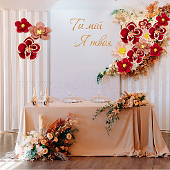 20 Sets 15 Sets Crumpled Paper Flower Party Decoration&nbsp;AJEW-DC0004-22