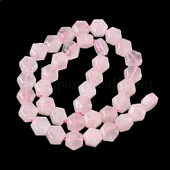 Natural Rose Quartz Beads Strands&nbsp;G-G463-A01-10x11mm