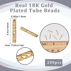 200Pcs Rack Plating Brass Beads&nbsp;KK-BBC0008-90