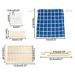 2 Sets 2 Styles Wooden Knitting Tools Set&nbsp;TOOL-GA0001-35