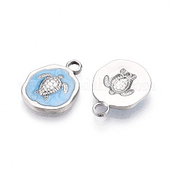 304 Stainless Steel Pendants&nbsp;STAS-N108-08B-P