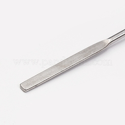 Makeup Eyebrows Tattoo Ink Iron Spoon&nbsp;AJEW-WH0113-89C