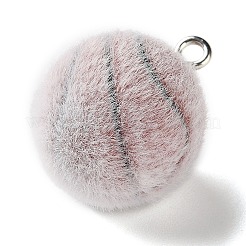 Flocking Opaque Sports Theme Resin Pendants&nbsp;RESI-D017-01B-P