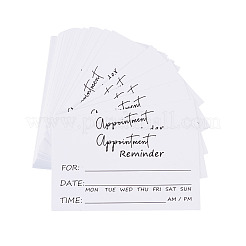 50Pcs Paper Appointment Reminder Cards&nbsp;AJEW-TADJ0001-22