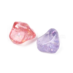 Transparent Resin Enamel Beads&nbsp;RESI-L047-21