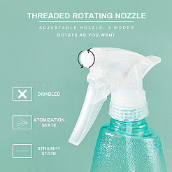 Transparent Plastic Trigger Squirt Bottles&nbsp;AJEW-GA0001-10