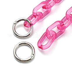 1Pc Transparent Acrylic Cable Chain Bag Straps&nbsp;FIND-WR0008-76