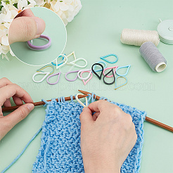 Acrylic Locking Stitch Markers&nbsp;HJEW-NB00161