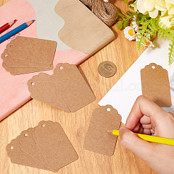 200Pcs Rectangle Kraft Paper Gift Tags&nbsp;CDIS-SP0001-11