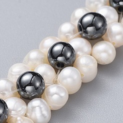 Non-Magnetic Synthetic Hematite Beads Bracelets&nbsp;BJEW-JB04605