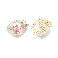 Alloy Enamel Pendants&nbsp;ENAM-N069-13KCG-01