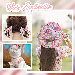 4.6~5Yards Flower Polyester Trim Ribbon&nbsp;OCOR-PH0001-97C