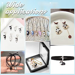 20Pcs 10 Style Alloy Enamel Pendants&nbsp;FIND-PH0009-93