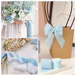 Polyester Chiffon Ribbon&nbsp;HULI-PW0002-054E