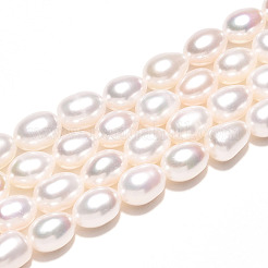 Natural Cultured Freshwater Pearl Beads Strands&nbsp;PEAR-N012-AA-01